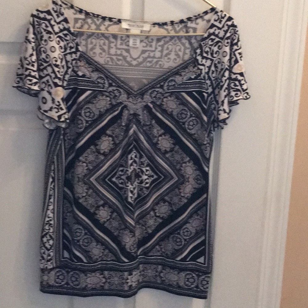 🌴White House Black Market small top print - Picture 1 of 4
